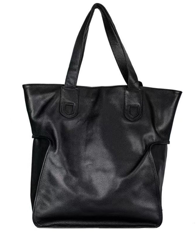 2024 New Large Capacity Brown Cowhide Satchel Bag Handbag