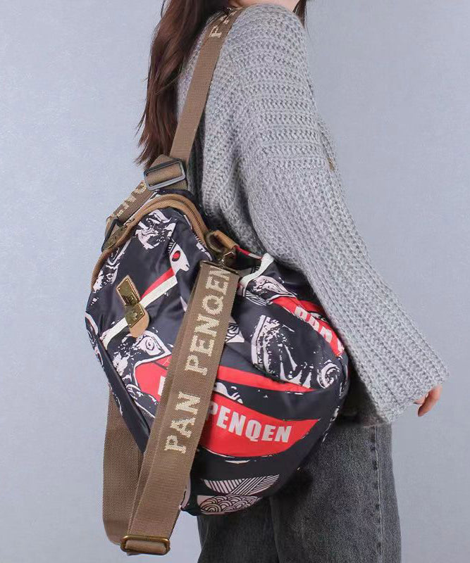 2024 New Leisure Travel Printed One Shoulder Crossbody Bag