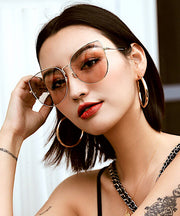 2024 Pink Large Face New Summer Sunglasses