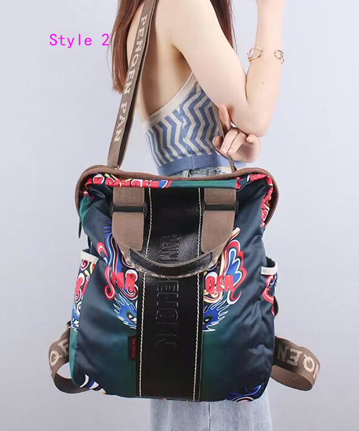 2024 Versatile Large Capacity Travel Printed Shoulder Backpack