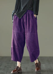 Organic Green High Waist Wide Leg Fall Pants Corduroy