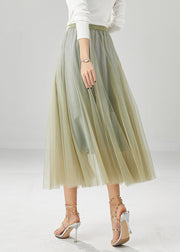 Art Green Exra Large Hem Tulle Skirt Summer