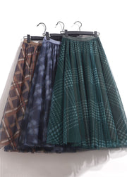 Beautiful Green High Waist Exra Large Hem Tulle Skirts Spring