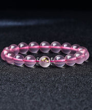 Beautiful Pink Crystal The Twelve Chinese Zodiac Signs Bracelet