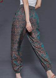 Blue Jacquard Chiffon Pants Gradient Color Summer