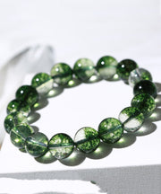 Bohemian Green Ball Crystal Beaded Bracelet