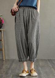 Bohemian Yellow Pockets Summer Linen Pants