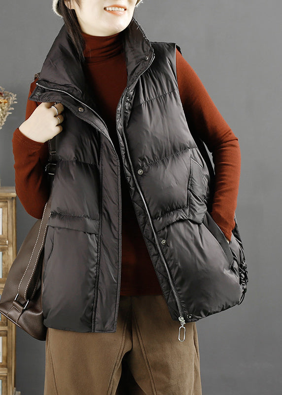 Boutique Caramel Drawstring Cozy Duck Down Canada Goose Vest Winter