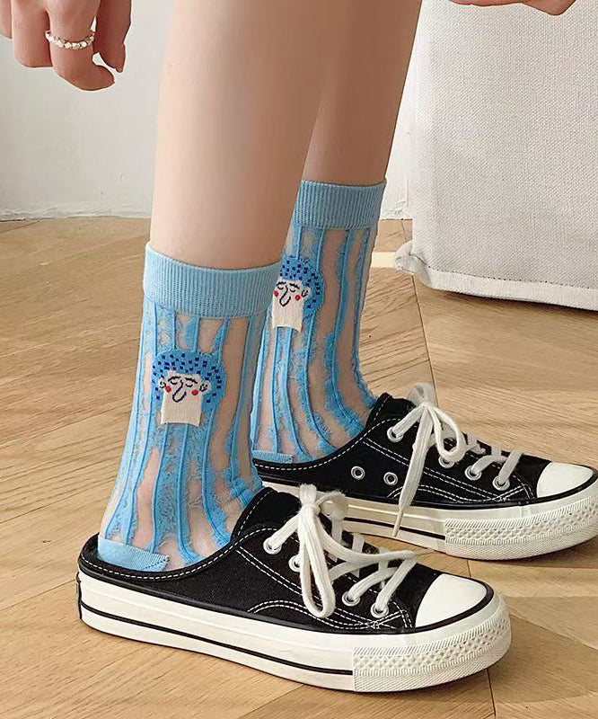 Cartoon Summer Thin Breathable Two Sided Trendy Socks