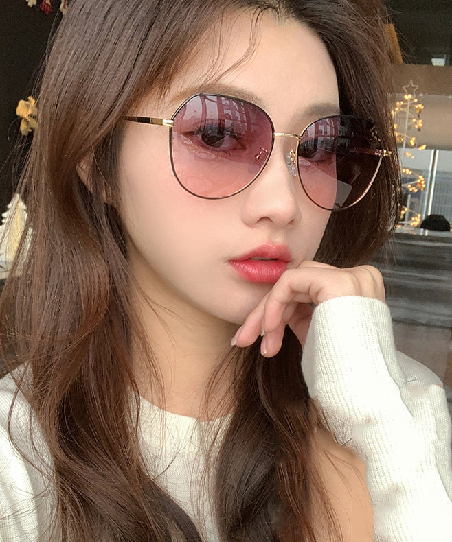 Casual Pink UV Protection Sunglasses