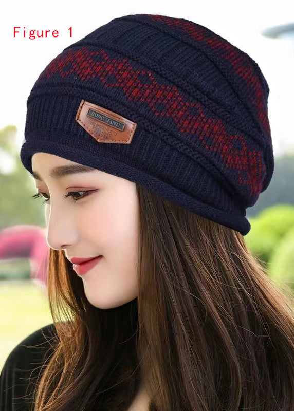 Casual Versatile Knit Warm Fleece Boonie Hat