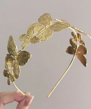 Chic Gold Metal Butterfly Solid Hairpin