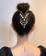 Classy Alloy Zircon Lily Of The Valley Tassel Hairpin