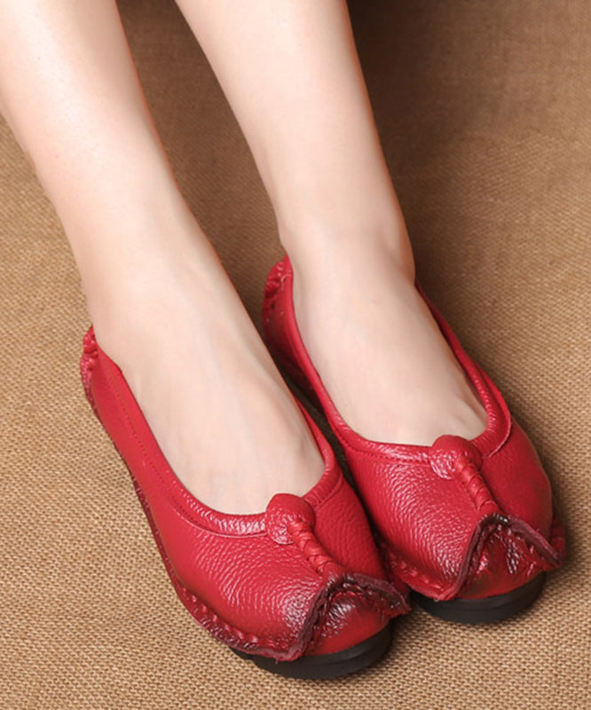 Comfortable Mulberry Splicing Flats Shoes