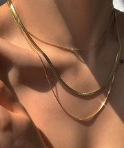 DIY Gold Sterling Silver Bilayer Necklace