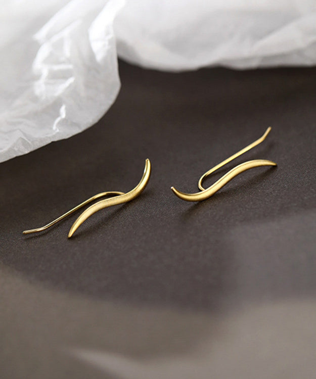 DIY Silk Stergild Silver Stud Earrings