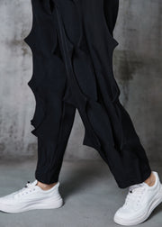 Fashion Black Original Design Cotton Pants Spring