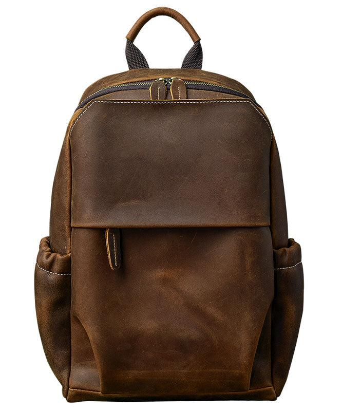 Fashion Brown Calf Leather Man&