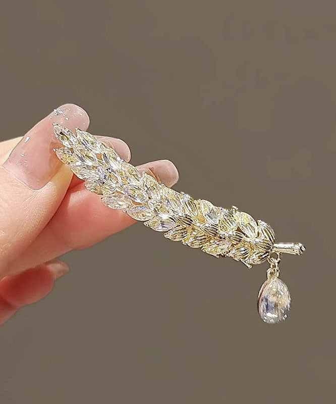 Fashion Crystal Ears Of Wheat Duck Mouth Hairpin