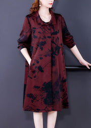 Fitted Mulberry Peter Pan Collar Print Silk Coat Outwear Long Sleeve