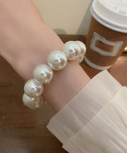 Handmade White Beading Pearl Bracelet