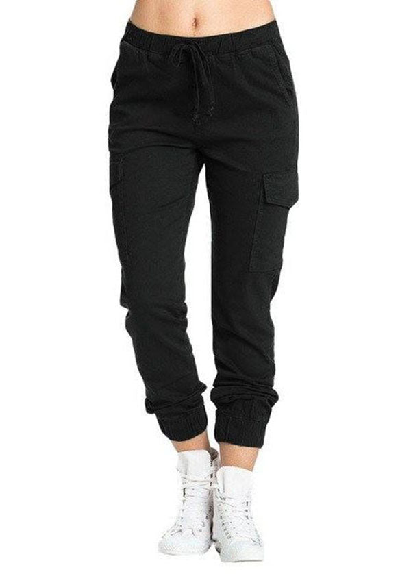 Black Jogger Pants Trousers For Women