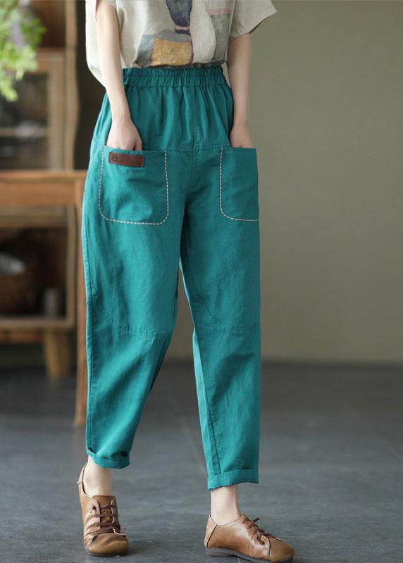 Loose Yellow Loose Casual Summer Pockets Pants - bagstylebliss