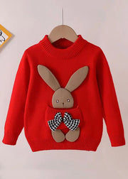 Lovely Yellow O Neck Pockets Patchwork Thick Girls Sweater Winter