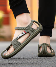 Men's Summer Army Green Anti slip Outdoor Beach Sandals