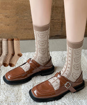 Mid Calf Socks Cotton Beautiful Cute 2023 New Model