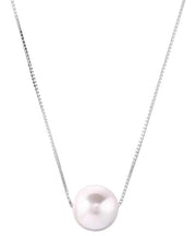 Modern Gold Sterling Silver Overgild Pearl Necklace