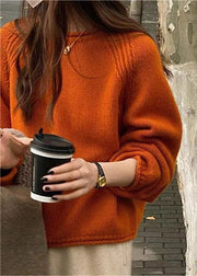 Modern Rose Oversized Cozy Knit Sweaters Spring