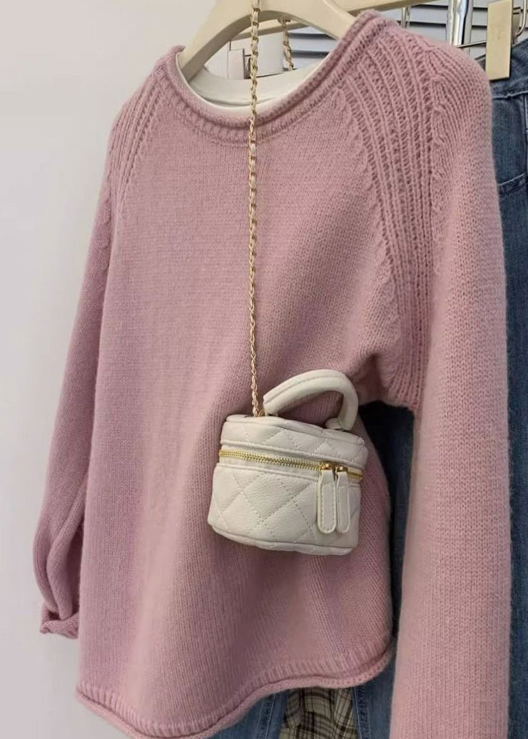 Modern Rose Oversized Cozy Knit Sweaters Spring