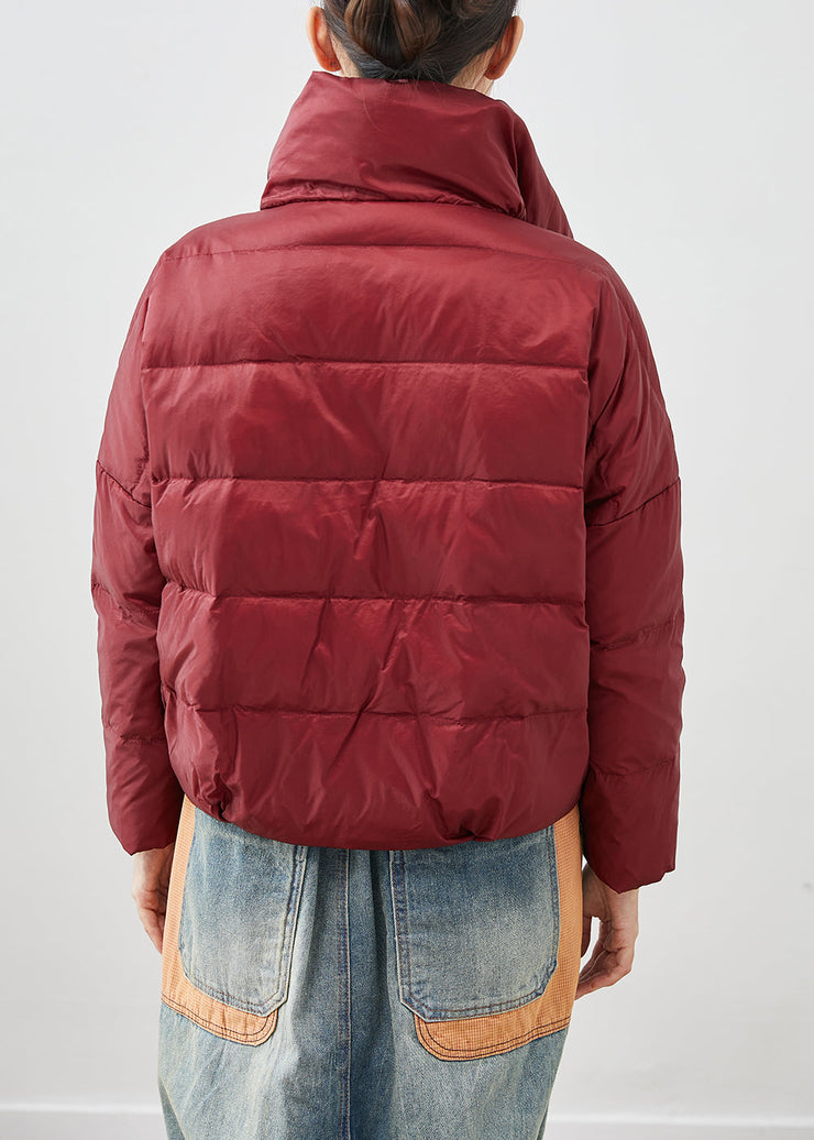 Mulberry Thick Duck Down Puffers Jackets Oversized Winter