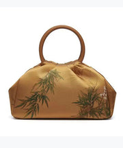 New Chinese Style Jade And Bamboo Design Women Handbag