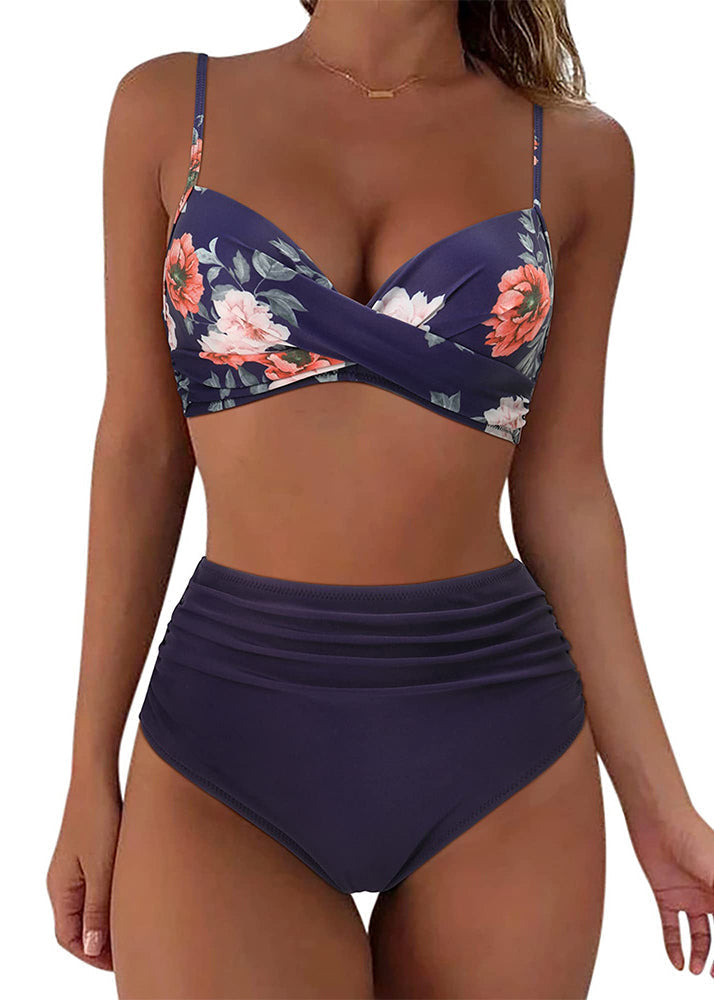 New Pink Body High Waisted Sexy Bikini Swimwear Set