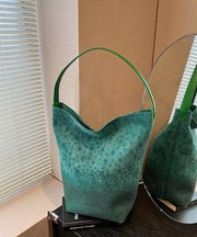 New Rose Large Capacity Zircon Faux Suede Shoulder Bag
