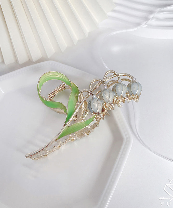 Novelty Pink Alloy Lily Of The Valley Hairpin