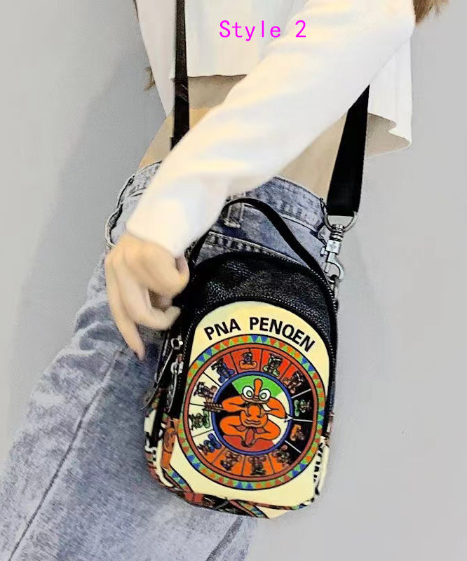 Original Design Sense Printed Versatile Shoulder Bag