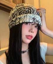 Original Design White Thin Lace Bonnie Hat