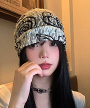 Original Design White Thin Lace Bonnie Hat