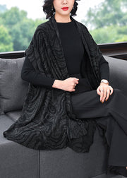 Plus Size Original Cape Style Asymmetrical Woolen Coats