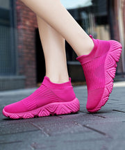 Summer Comfortable Breathable Mesh Rose Flats Shoes