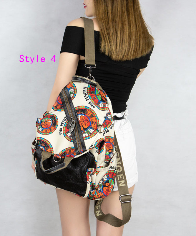 Versatile Large Capacity Fashion Printed One Shoulder Crossbody Bag