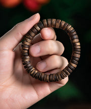 Vintage Handmade Brown Beading Bracelet