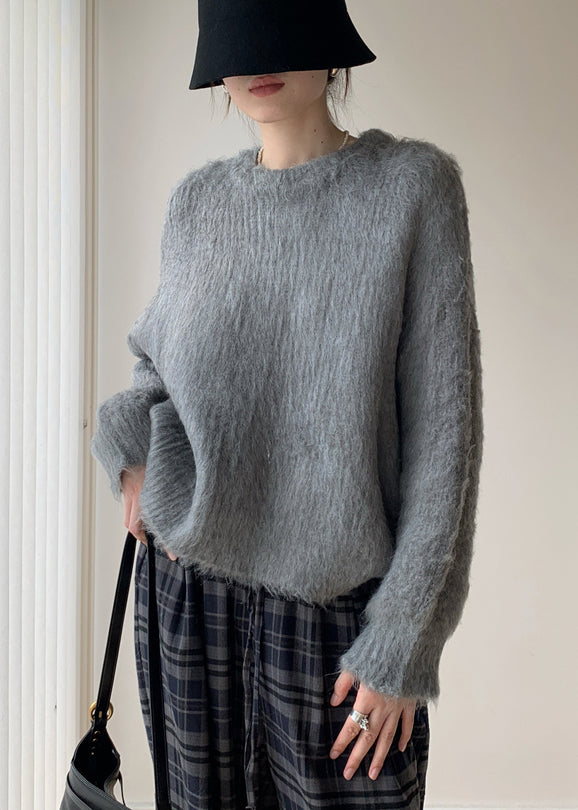 Women Apricot Solid Thick Knit Sweater Winter