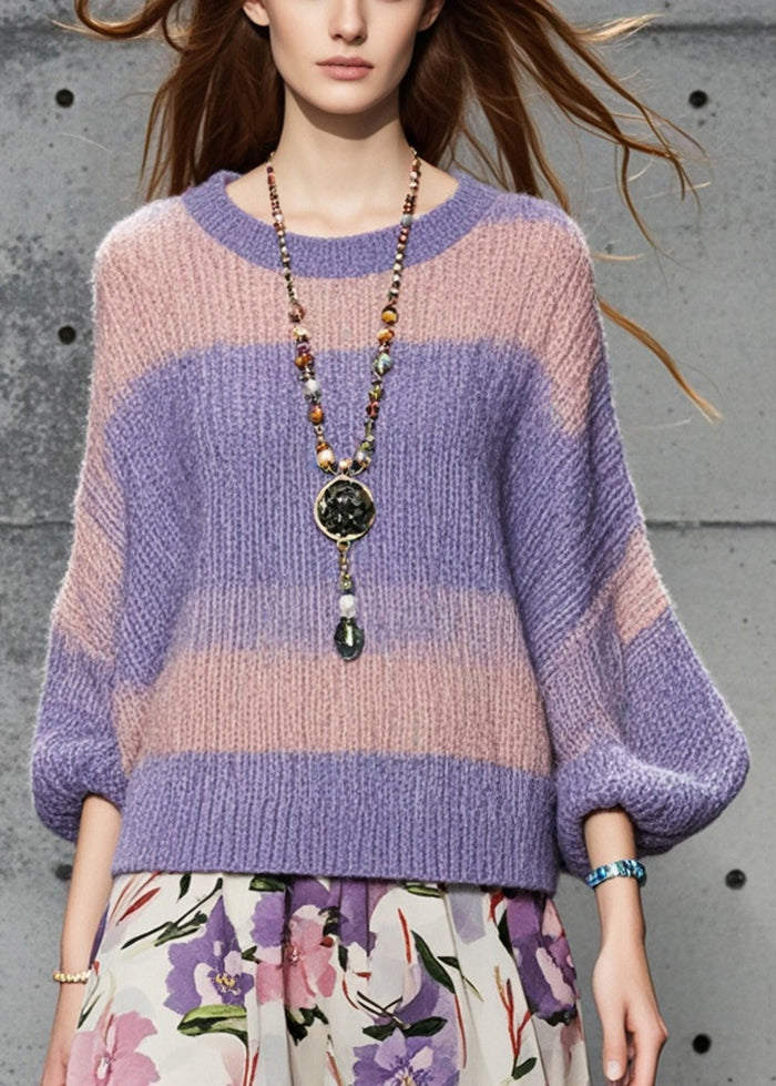 Women Gradient Color Cozy Knit Sweaters Fall