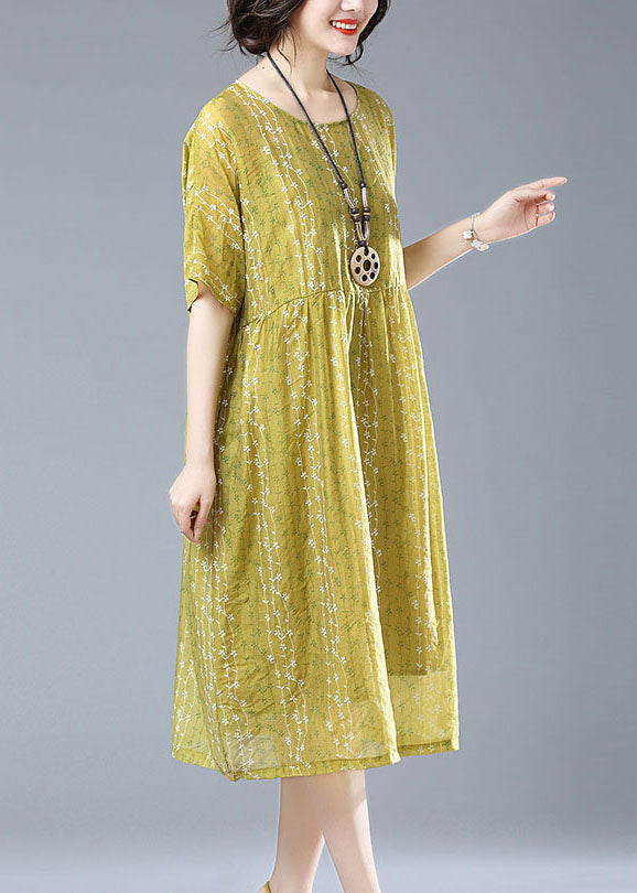 Women Yellow Embroideried Patchwork Linen Tops And Spaghetti StrapTwo Piece Set Summer