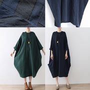 2024 fall baggy cotton dresses oversized long linen dresses plus size autumn outfits no limit to body shape