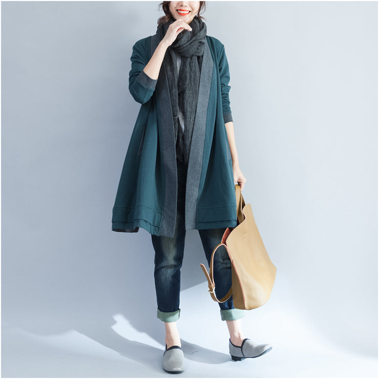 2024 winter wrap cotton coat plus size casual long sleeve cardigans